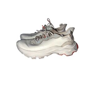 Sorel Kinetic Impact Lace Sneakers Women 9 Sea Salt Orange Chunky Sole